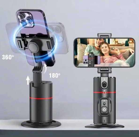360 Auto Face Tracking Tripod Auto Phone Holder Smart Selfie Stabilizer Control